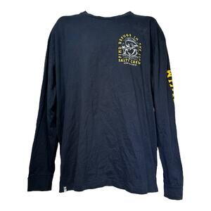 Salty Crew Find Refuge in the Sea Sink Or Swim Long Sleeve Graphic T Shirt XL